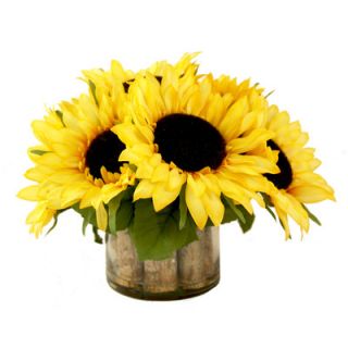 Creative Displays, Inc. Sunflowers Over Birch Water Pot