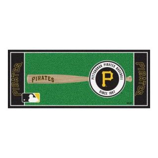 FANMATS Pittsburgh Pirates 2 ft. 6 in. x 6 ft. Baseball Rug Runner Rug 11088