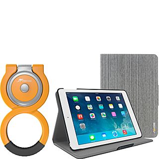 rooCASE Orb 360 Folio Shell Case + Orb Loop Stand Bundle for iPad Air 2/1