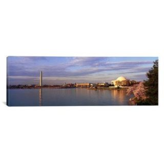 iCanvas Panoramic Washington, D.C, Tidal Basin, Spring Photographic Print on Canvas