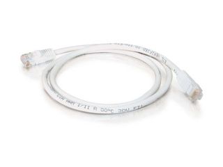 C2G 19529 14ft Cat5E 350 MHz Snagless Patch Cable   White