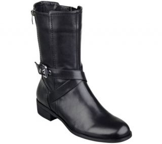 Marc Fisher Leather Mid shaft Boots   Deni   A256932 —