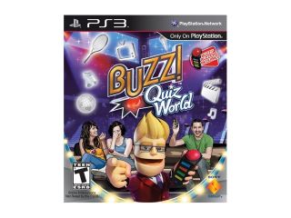 Buzz Quiz TV w/4 Wireless Buzzers Playstation3 Game SONY
