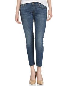 7 For All Mankind Gwenevere Cropped Ankle Jeans