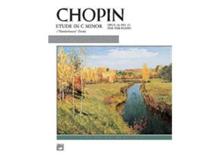 Alfred 00 16715 Etude in C minor  Op. 10  No. 12   Music Book