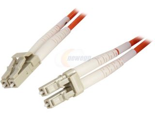 Coboc CY OM1 LC/LC 5 16.4 ft. Orange Multimode 62.5/125 Duplex LSZH Fiber Patch Cable LC   LC,M M