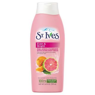 St Ives Even & Bright Pink Lemon and Mandarin Orange Body Wash 24 oz
