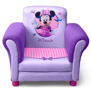 Delta Minnie Mouse Purple Upholstered Childrens Chair  
