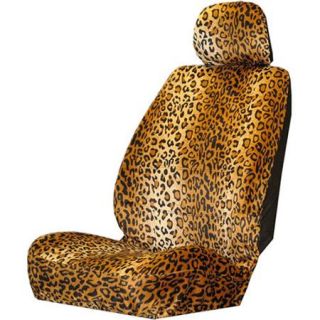 Plasticolor Leopard Wild Skinz Seat Cover with Head Rest