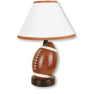 ORE International Ceramic Football Table Lamp