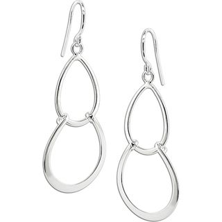 by Miadora Sterling silver Drop Earrings with Shepherds Hook Backs