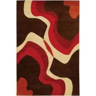 Chandra Rugs Daisa Patterned Contemporary Brown Area Rug