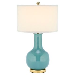 Safavieh Table Lamp   Light Blue