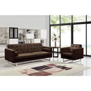 Dona Fabric Modern Sofa and Chair Set by Container
