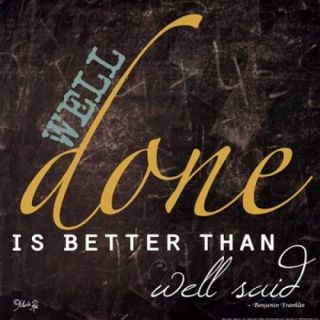 Well Done Poster Print by Marla Rae (12 x 12)