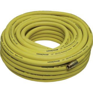 Goodyear Rubber Air Hose — 1/2in. x 100ft., 300 PSI, Model# 46566  1/2in. Air Hose