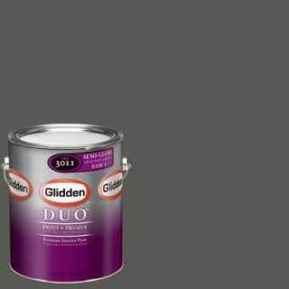 Glidden DUO 1 gal. #GLN42 Shaded Fern Semi Gloss Interior Paint with Primer GLN42 01S