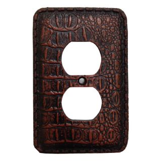 HiEnd Accents Resin Gator 2 Outlet Cover