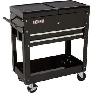 Ironton 2-Drawer Tool Cart — 350-Lb. Capacity  Work Carts