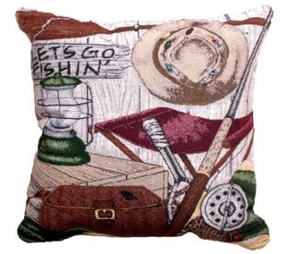 Lets Go Fishing Pillow   H361618 —