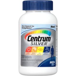 Centrum Silver Men Multivitamin/Multimineral Supplement 200 Count