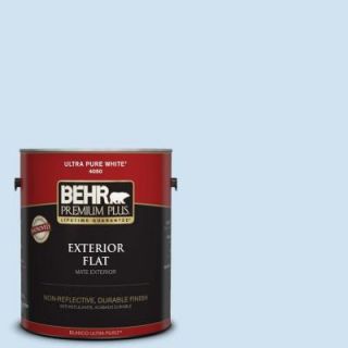 BEHR Premium Plus 1 gal. #570C 2 Mystic Harbor Flat Exterior Paint 405001