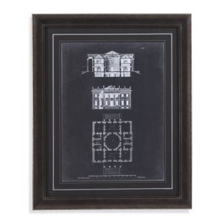 Graphic Building V Framed Painting Print