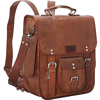 Sharo Leather Bags Three in One Backpack/Brief/Messenger