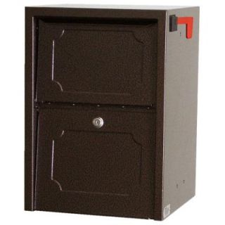 dVault Weekend Away Vault Copper Vein Post/Column Mount Secure Mailbox DVJR0060 5
