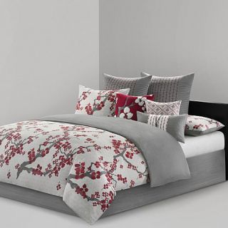 N Natori Cherry Blossom King Comforter Set   7474151