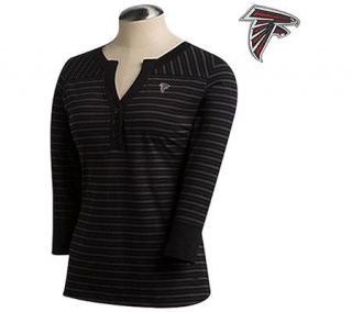 NFL Atlanta Falcons Womens 3/4 Sleeve Cheerleader T Shirt —
