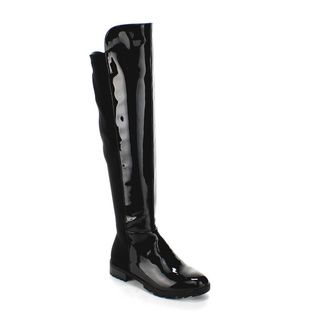 Forever Womens Fifty 50 4 Over the Knee Slick Riding Boots