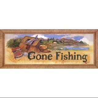 Gone Fishing Poster Print by Jerianne Van Dijk (20 x 8)