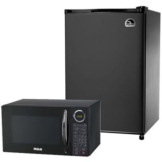 Igloo 4.6 cu. ft. Refrigerator and Freezer with Bonus RCA 0.9 cu ft Microwave Value Bundle