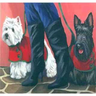 Precious Pet Paintings Multi Breed Dogs Flag