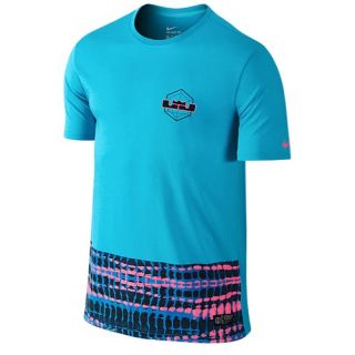 Nike Lebron 23 Chromosomes T Shirt   Mens   Basketball   Clothing   James, LeBron   Blue Lagoon