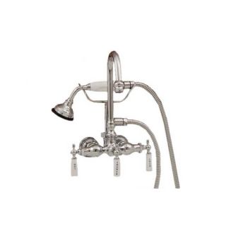 Strom Plumbing by Sign of the Crab 3 Handle Tub Diverter Faucet Valve
