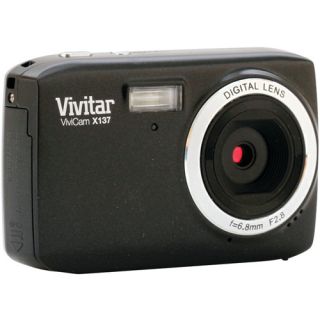 Vivitar Black VX137 BLK Digital Camera with 12.1 Megapixels and 4x Digital Zoom