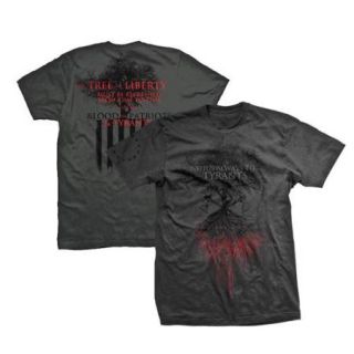 Ranger Up Blood of Patriots Liberty Tree Vintage T Shirt   XL   Gray
