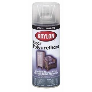 KRYLON K07006 Spray Paint, Clear Polyurethane, Satin