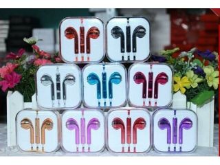 Promotion high quality brand electronics 3.5mm in ear headphones stereo headsets earphones with cable control for iphone5/5s/6