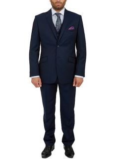 Paul Costelloe Ocean Tonic Twill Suit Trousers Navy