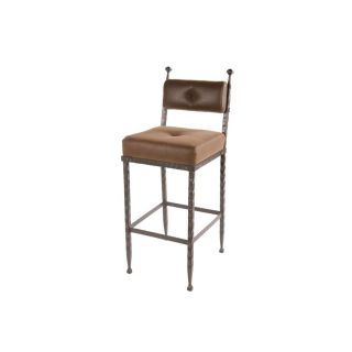 Stone County Ironworks Forest Hill Natural Black 25 in Counter Stool