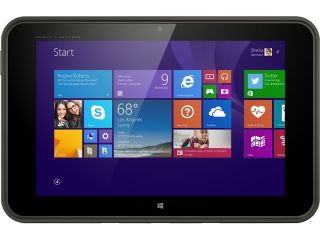 HP Pro Tablet 10 EE G1 Intel Atom 2 GB Memory 64 GB eMMC 10.1" Touchscreen Tablet Windows 8.1 Pro for Education 32 Bit