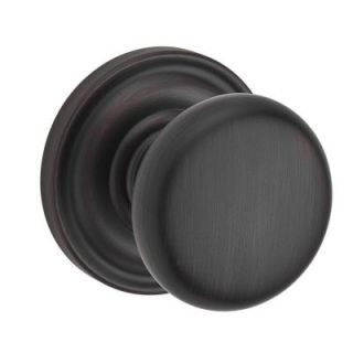 Baldwin Reserve Round Venetian Bronze Privacy Knob with Traditional Round Rose PV.ROU.TRR.112