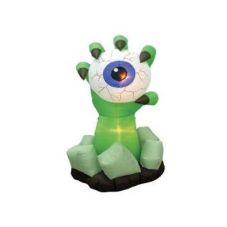 BZB Goods Halloween Inflatable Monster Hand with Eyeball Decoration