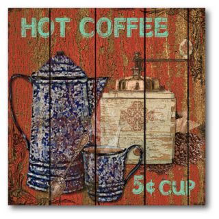 Courtside Market Farmhouse Canvas Hot Coffee Gallery Wrapped Canvas