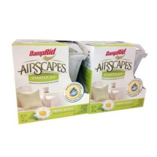 DampRid Airscapes 7 oz. Fresh Scent Decorative Moisture Absorber Starter Kit (2 Pack) AS105BWS