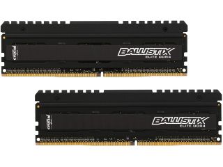 Crucial Ballistix Elite 8GB (2 x 4GB) 288 Pin DDR4 SDRAM DDR4 2666 (PC4 21300) Performance Memory Model BLE2K4G4D26AFEA