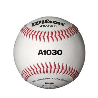 Wilson A1030 Flat Seem Baseball, 1 Dozen